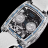 Jacob & Co Bugatti Chiron Tourbillon Sapphire Crystal Clear BU210.80.AA.AA.BBRUA