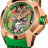 Jacob & Co Epic X Rose Gold Green Inner Ring EX120.43.AC.AC.ABRUA