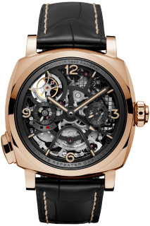 Officine Panerai Radiomir 1940 Minute Repeater Carillon Tourbillon Gmt Oro Rosso-49 mm PAM00600