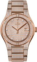 Hublot Classic Fusion Bracelet King Gold Full Pave 548.OX.9000.OX.3704