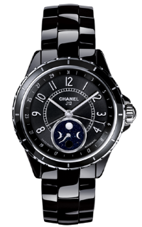 Chanel J12 Black Moonphase H3406