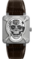 Bell & Ross Instruments 46 mm BR 01 Laughing Skull Light Diamond BR01-SKULL-SK-LGD