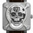 Bell & Ross Instruments 46 mm BR 01 Laughing Skull Light Diamond BR01-SKULL-SK-LGD