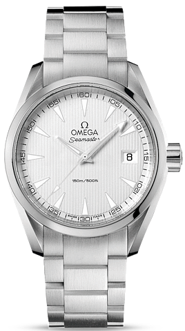 omega seamaster aqua terra white dial