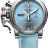 Graham Chronofighter Vintage Pulsometer Light Blue