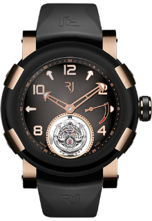 Romain Jerome Steampunk Tourbillon Power Reserve 45 Gold Black STP.OKOO.1518.RB