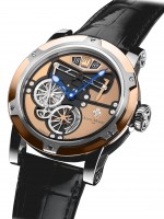 Louis Moinet Transcontinental By Louis Moinet Steel And Rose Gold