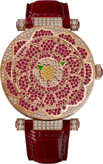 Franck Muller Round Double Mystery Peony 42 DM D CD PEO RG
