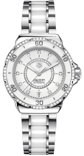 TAG Heuer Formula 1 Steel And Ceramic Diamonds Automatic Watch 37 mm WAU2213.BA0861 TAG Heuer Formula 1 Steel And Ceramic Diamonds Automatic Watch 37 mm WAU2213.BA0861