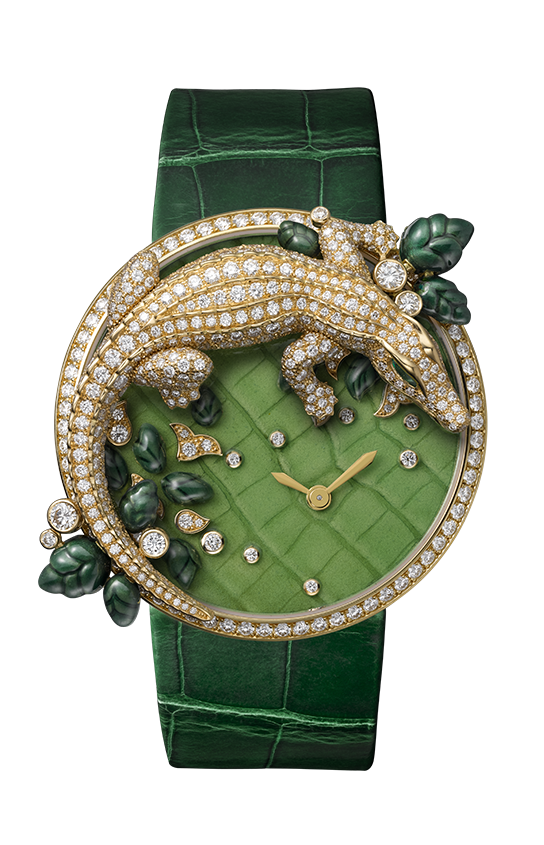 браслет картье крокодил. крокодил тик так. часы крокодила. рептилии. Indomptables de cartier watch.