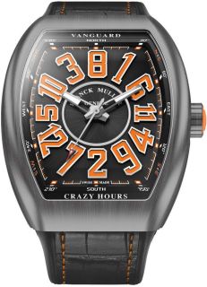 Franck Muller Mens Collection Vanguard Crazy Hours America V45CHTTBRAMRB-OR V 45 CH AMERICA BR (NR) TT