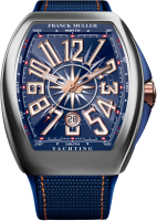 Franck Muller Mens Collection Vanguard Yachting V43SCYACHTSTGBL V 43 SC DT YACHT STG (BL)