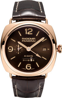 Officine Panerai Special Editions Radiomir 8 Days GMT Oro Rosso PAM00395