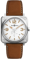 Bell & Ross Instruments 39 mm Quartz BR S Steel Heritage W BRS-WHERI-ST/SCA