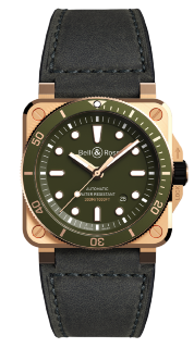 Bell & Ross Instruments BR 03-92 Diver Green Bronze BR0392-DG-BR/SCA