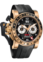 Graham Chronofighter Oversize GMT Steel & Gold 2OVGR.B21A