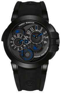 Harry Winston Ocean Dual Time Black Edition OCEATZ44ZZ007