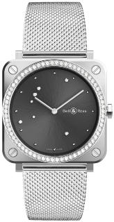 Bell & Ross Instruments 39 mm Quartz BR S Grey Diamond Eagle Diamonds BRS-ERU-ST-LGD/SST