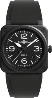 Bell & Ross Instruments New BR 03 Black Matte BR03A-BL-CE/SRB