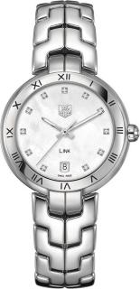 TAG Heuer Link Dial Diamond Roman Numeral Bezel 34.5 mm WAT1315.BA0956