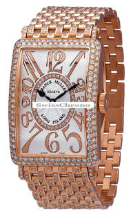 Franck Muller Ladies Large Long Island 1002 QZ REL D CD 1R B