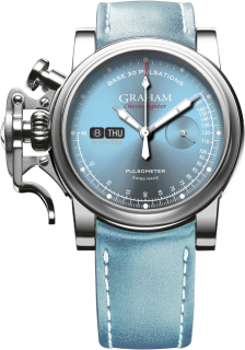 Graham Chronofighter Vintage Pulsometer Light Blue 2CVCS.U24A