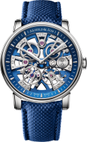 Arnold & Son Nebula 41,5 Steel Blue On Strap 1NEASU01AK002S