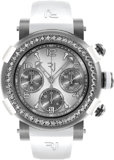 Romain Jerome Arraw Marine Chronograph 42 mm Titanium White Diamonds 1M42C.TTTR.2520.RB.1101