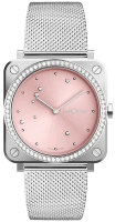 Bell & Ross Instruments 39 mm Quartz BR S Pink Diamond Eagle Diamonds BRS-EP-ST-LGD/SST