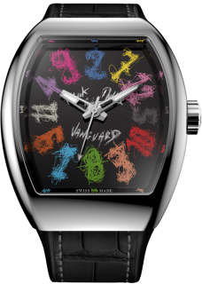 Franck Muller Mens Collection Vanguard Crazy Hours Hom Nguyen V 45 CH HN COL DRM LTD (NR)