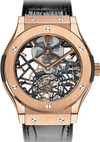 Hublot Classic Fusion Skeleton Tourbillon King Gold Limited Edition of 99 Watch-505.OX.0180.LR