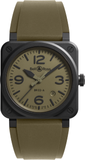 Bell & Ross Instruments New BR 03 Military Ceramic BR03A-MIL-CE/SRB