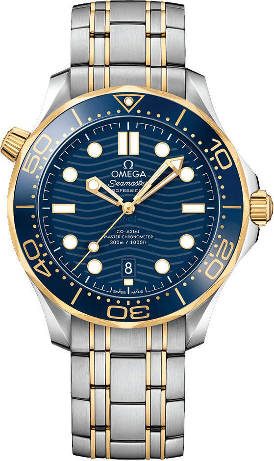 omega seamaster diver 300m chronometer men's watch