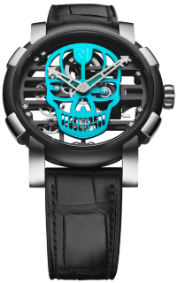 Romain Jerome Skylab 48 Speed Metal Cyan Skull RJ.M.AU.030.16