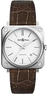 Bell & Ross Instruments 39 mm BR S-92 White Steel BRS92-WH-ST/SCR