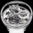 Jacob & Co Astronomia Fleurs De Jardin Black & White AF321.30.BC.UA.A