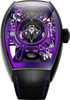 Franck Muller Grand Complications Curvex CX Grand Central Tourbillon Skeleton CX 36 T CTR SQT TTNRBR ACVLBR
