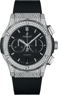 Hublot Classic Fusion Chronograph Titanium Pave 541.NX.1171.RX.1704