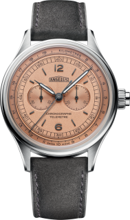 Angelus Chronographe Telemetre Steel Rose 0CHCS.P01A.V010S