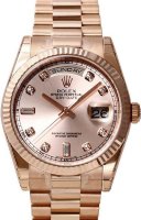 Rolex Day-Date President Pink Gold Ladies 118235 CHDP