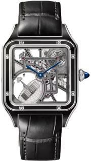 Cartier Santos-Dumont Skeleton Watch Equipped With A Micro-Rotor WHSA0044