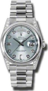 Rolex Day-Date President Platinum Ladies 118296 GLADP