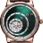 Trilobe Les Matinaux Sunray Green Rose Gold LM07VS