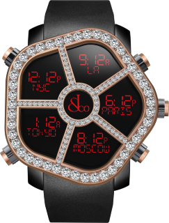 Jacob & Co Ghost Multi Time Zone Rose Gold GH100.14.RP.MR.A