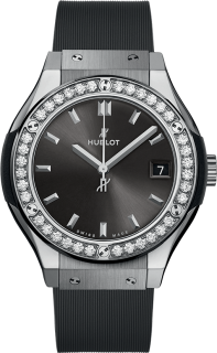 Hublot Classic Fusion Racing Grey Titanium Diamonds 581.NX.7071.RX.1104
