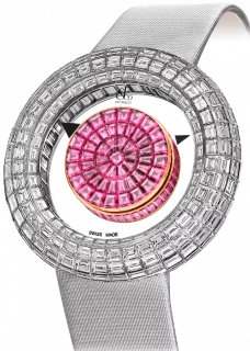 Jacob & Co Brilliant Mystery Baguette Pink Sapphires 44 mm BM555.34.BD.BP.B