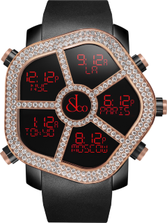 Jacob & Co Ghost Multiple Time Zone Rose Gold GH100.14.RU.MR.A
