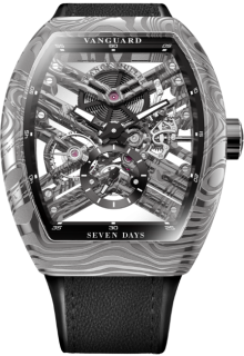 Franck Muller Mens Vanguard Damascus Steel V 45 S6 SQT DAMAS (NR) AC