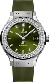 Hublot Classic Fusion Titanium Green Diamonds 565.NX.8970.RX.1204