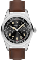 Montblanc Summit Smartwatch - Titanium Case with Brown Leather Strap 117535